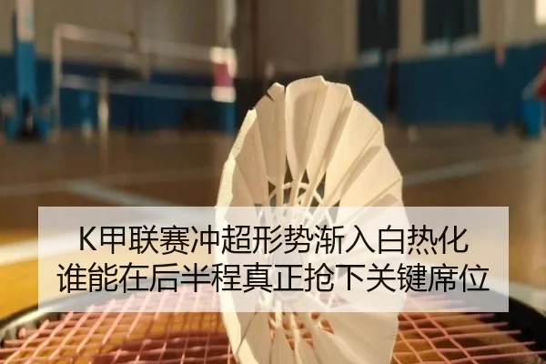 K甲联赛冲超形势渐入白热化 谁能在后半程真正抢下关键席位 - kaiyun